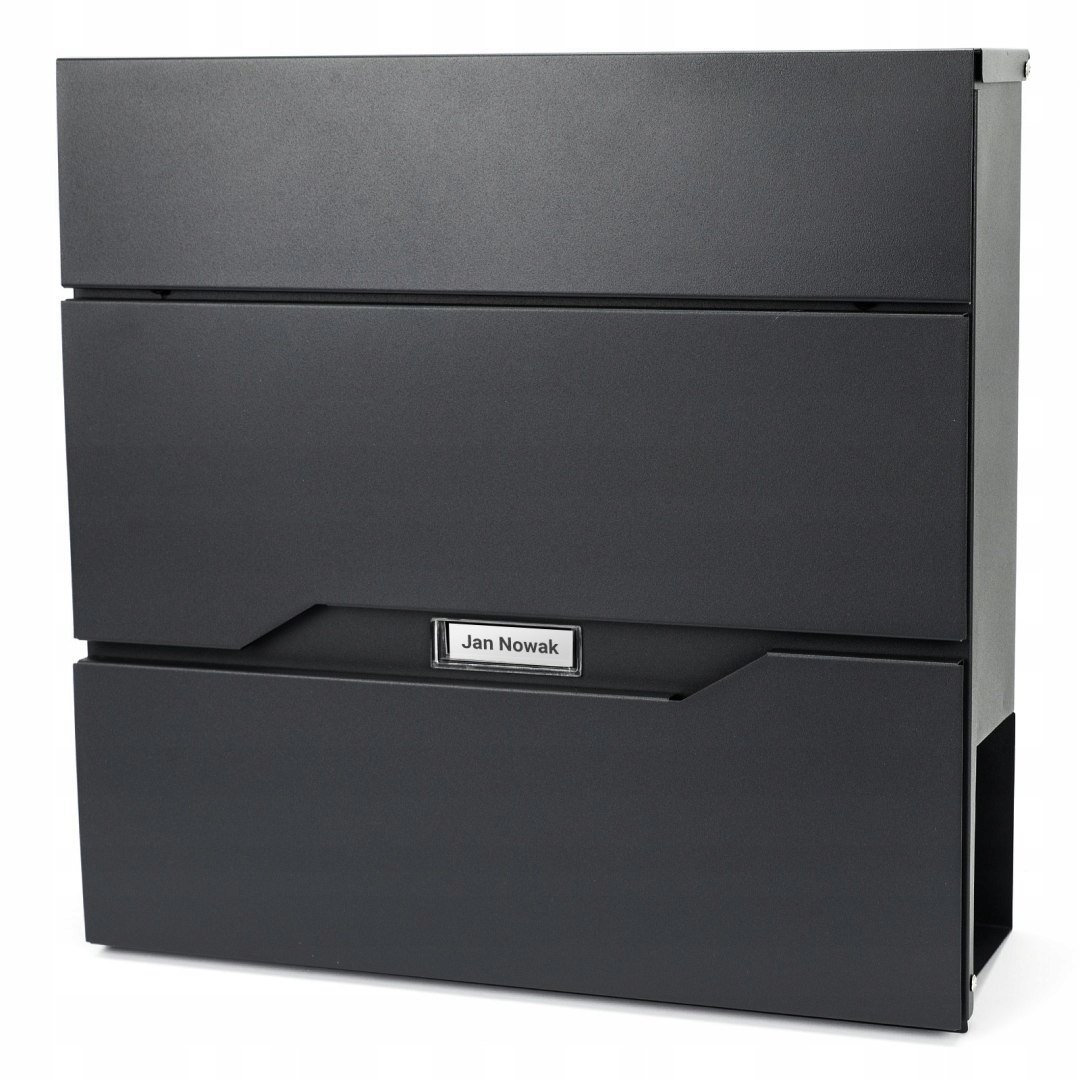 Velká Poštovní Schránka XXL Na Dopisy Ocelová S Novinami, Moderní