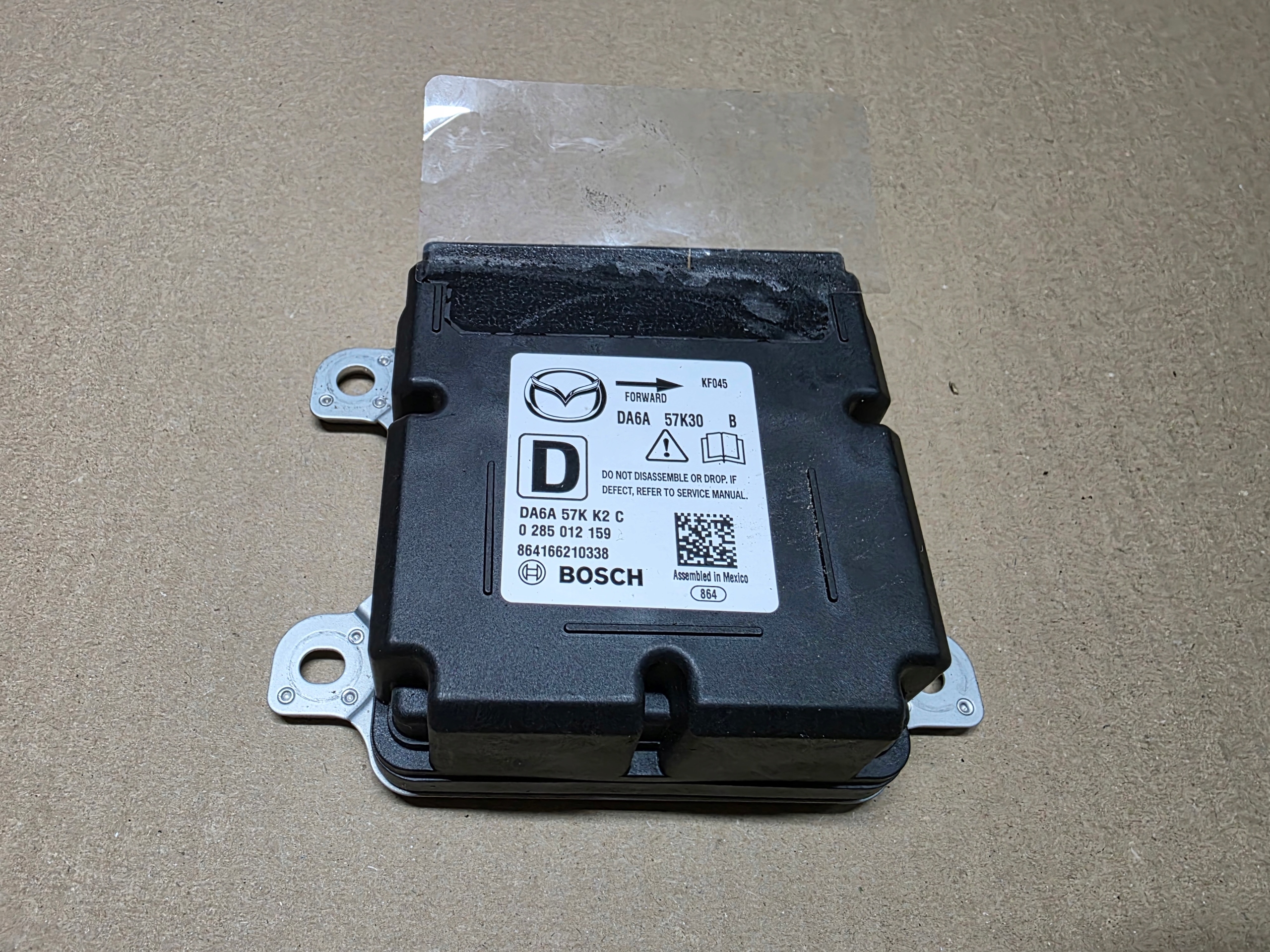 Блок airbag mazda 2 III 0285012159 DA6A 57K30 (21)
