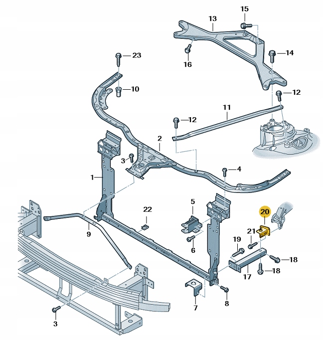 адаптер для правая Сторона Audi A8 D5 ASO оригинал