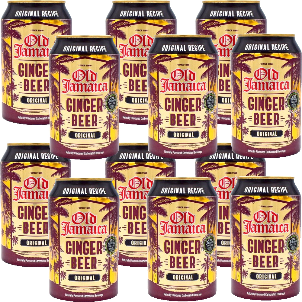 Wielopak Nealkoholické pivo Ginger Beer 12x330ml Old Jamaica