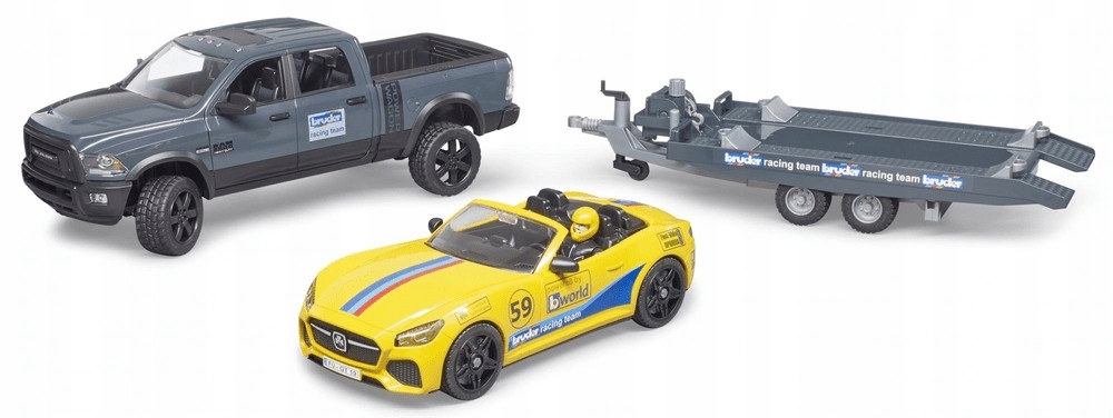 Auto Samochód dla DZIECI Dodge RAM 2500 z Lawetą Kolor dominujący wielokolorowy