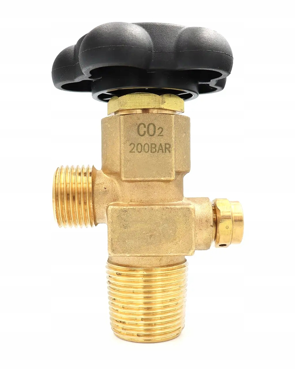 Zawór butlowy, do butli, Dwutlenek Węgla, CO2 250 bar Hurt 25 szt.