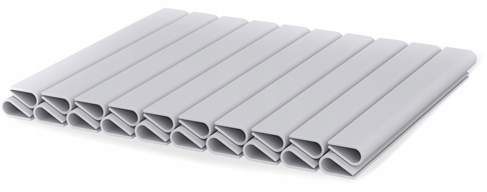 KLIPSY ZACZEPY DO TAŚMY OGRODZENIOWEJ SZARE WDB