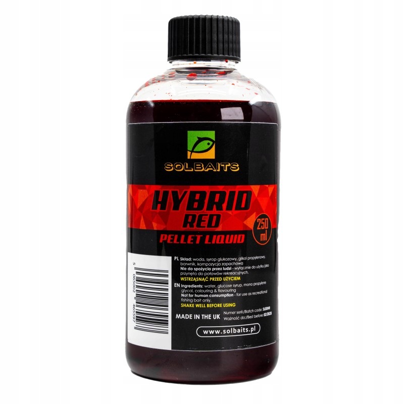 Solbaits Liquid 250ml Hybrid Red