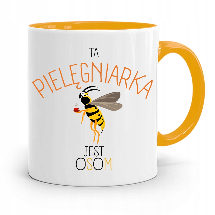 

Kubek Żółty Pielęgniarki Osom Pielęgniarka