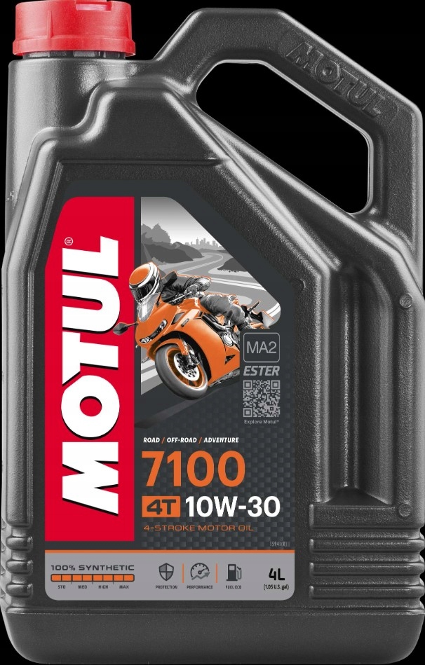 MOTUL 104090 Motul - olej 10w-30 7100 4t 4l