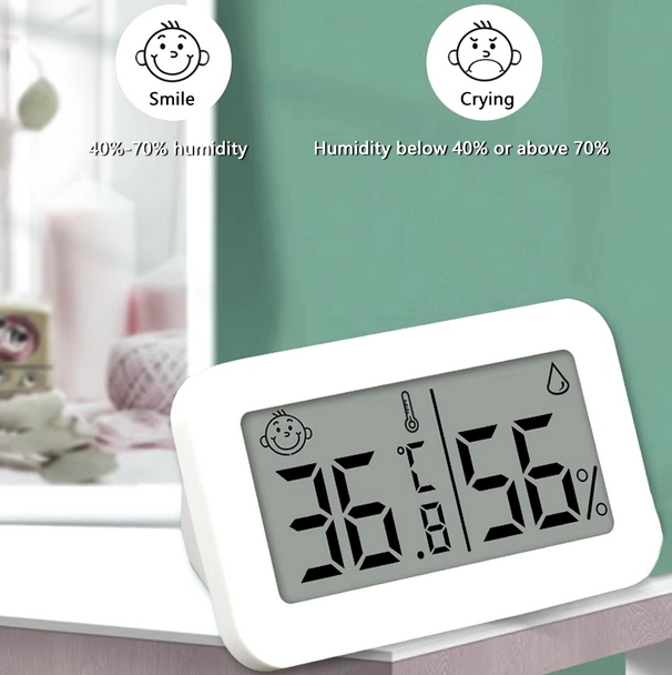 Termometr + higrometr LCD -50~70°C biały TJW-01 Kod producenta TH50