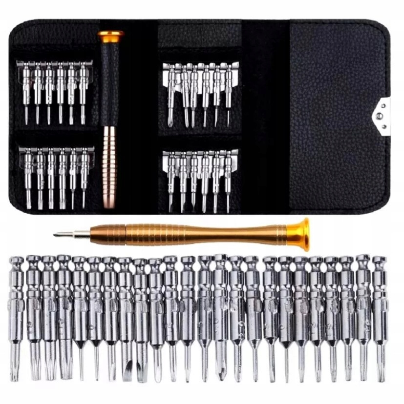 ZESTAW ŚRUBOKRĘTÓW PRECYZYJNYCH 25w1 TORX WKRĘTAKI BITY MAGNETYCZNE Liczba elementów zestawy