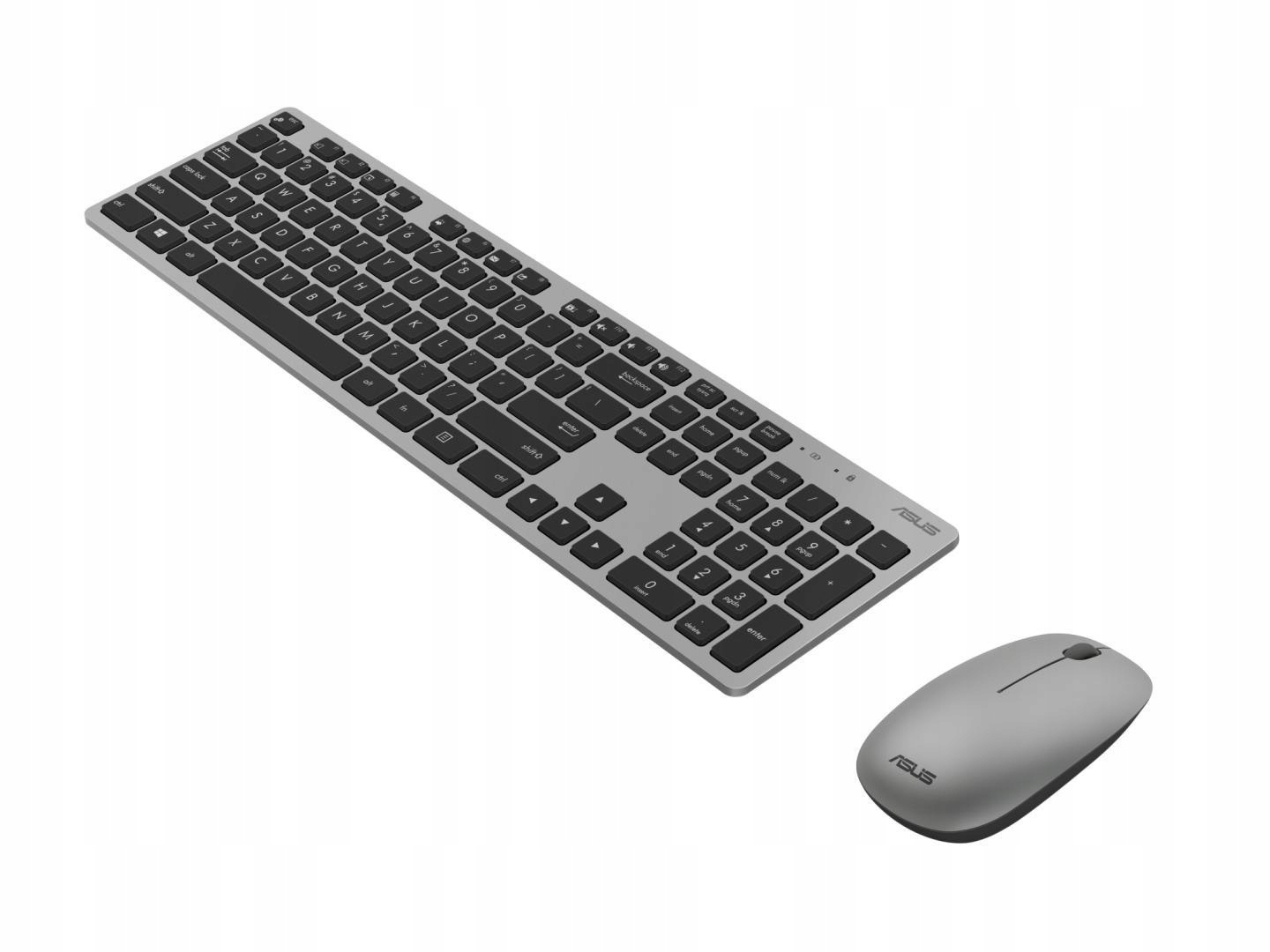 Asus W5000 Keyboard and Mouse Set Wireless Us Gray