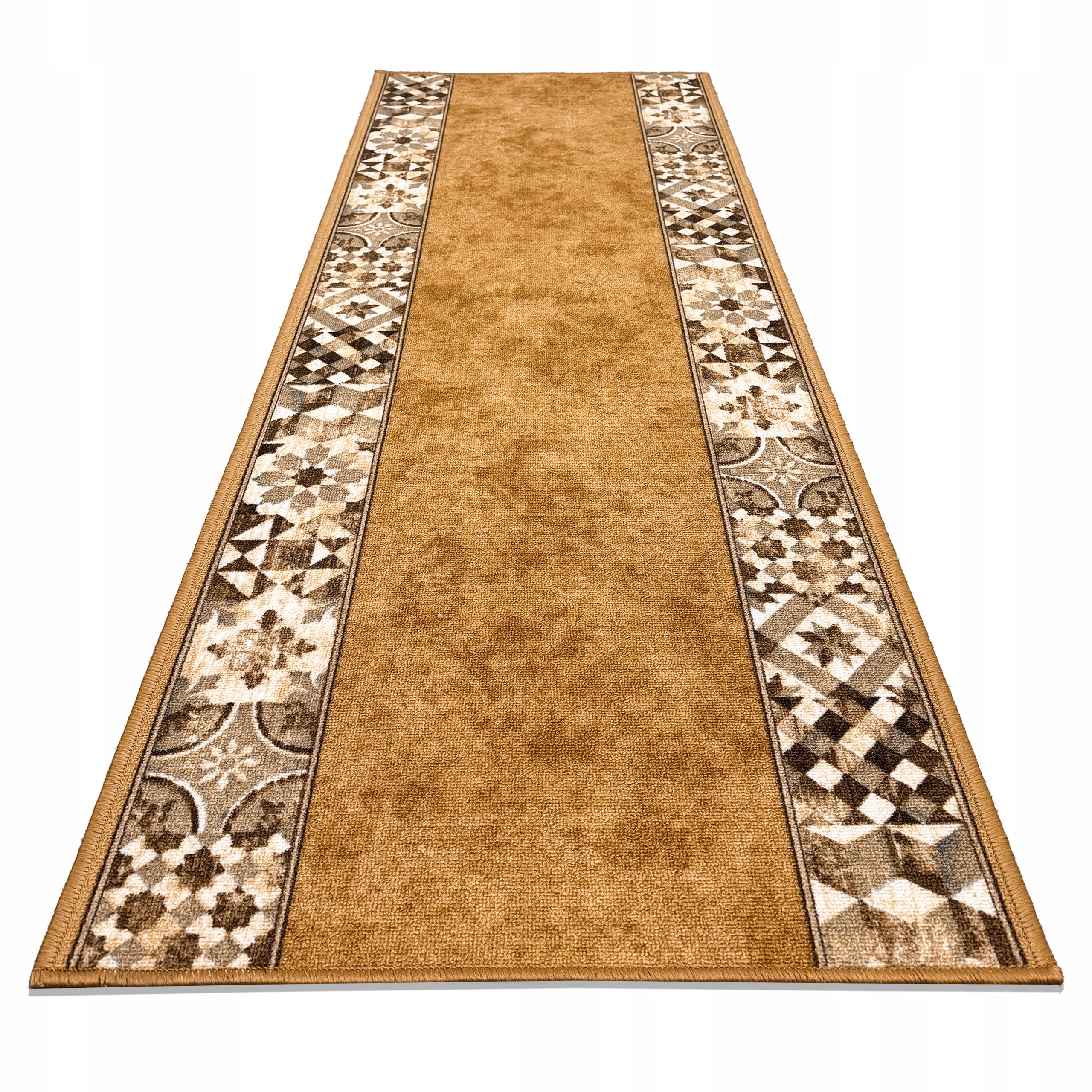 Koberec Na Chodník Loma Beige 67X220 CM Protiskluzový, Odolný Polyamid