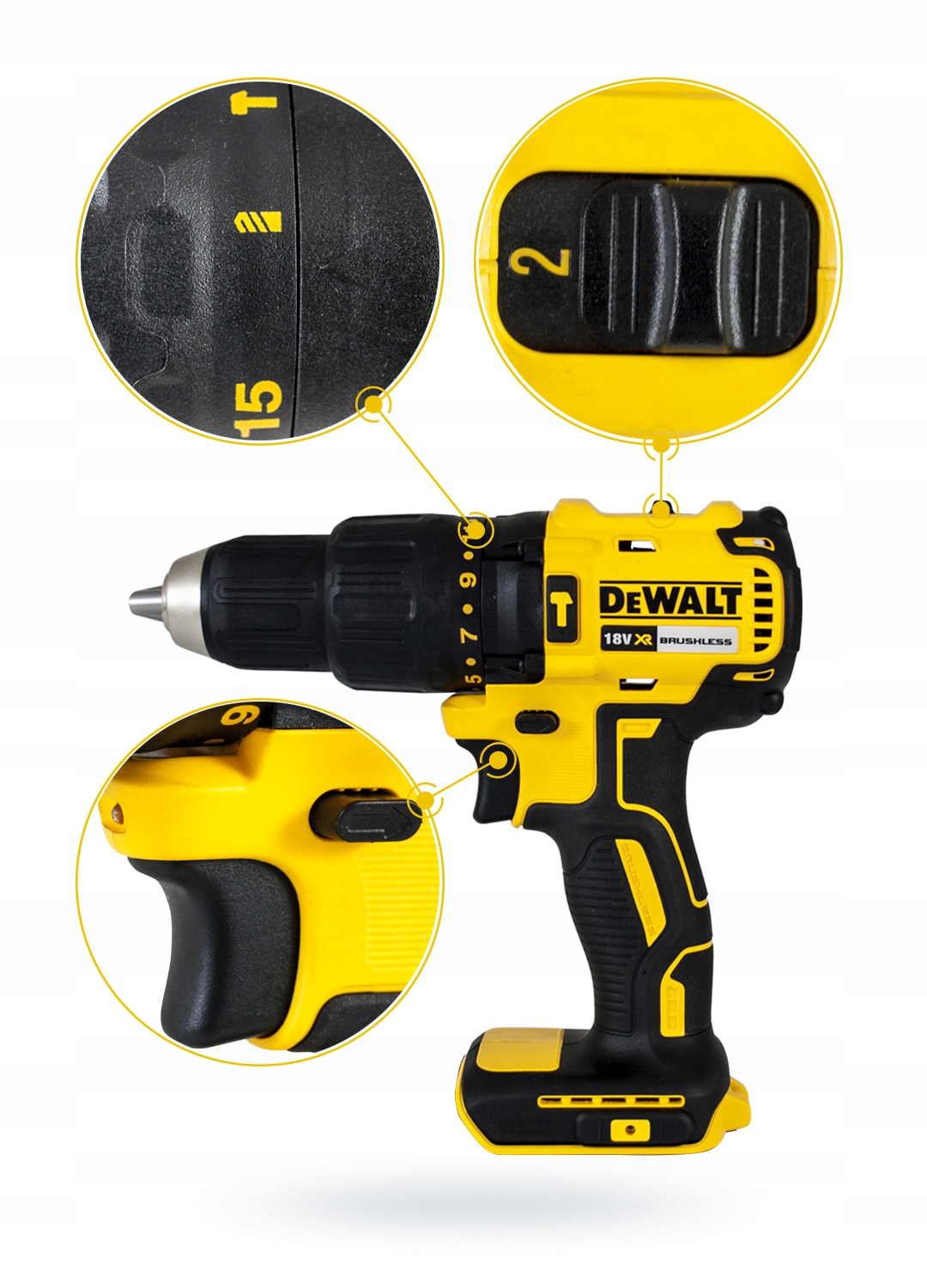 Wkr tarka udarowa 18V 65Nm 2x3Ah DeWALT DCD778L2T DCD778L2T
