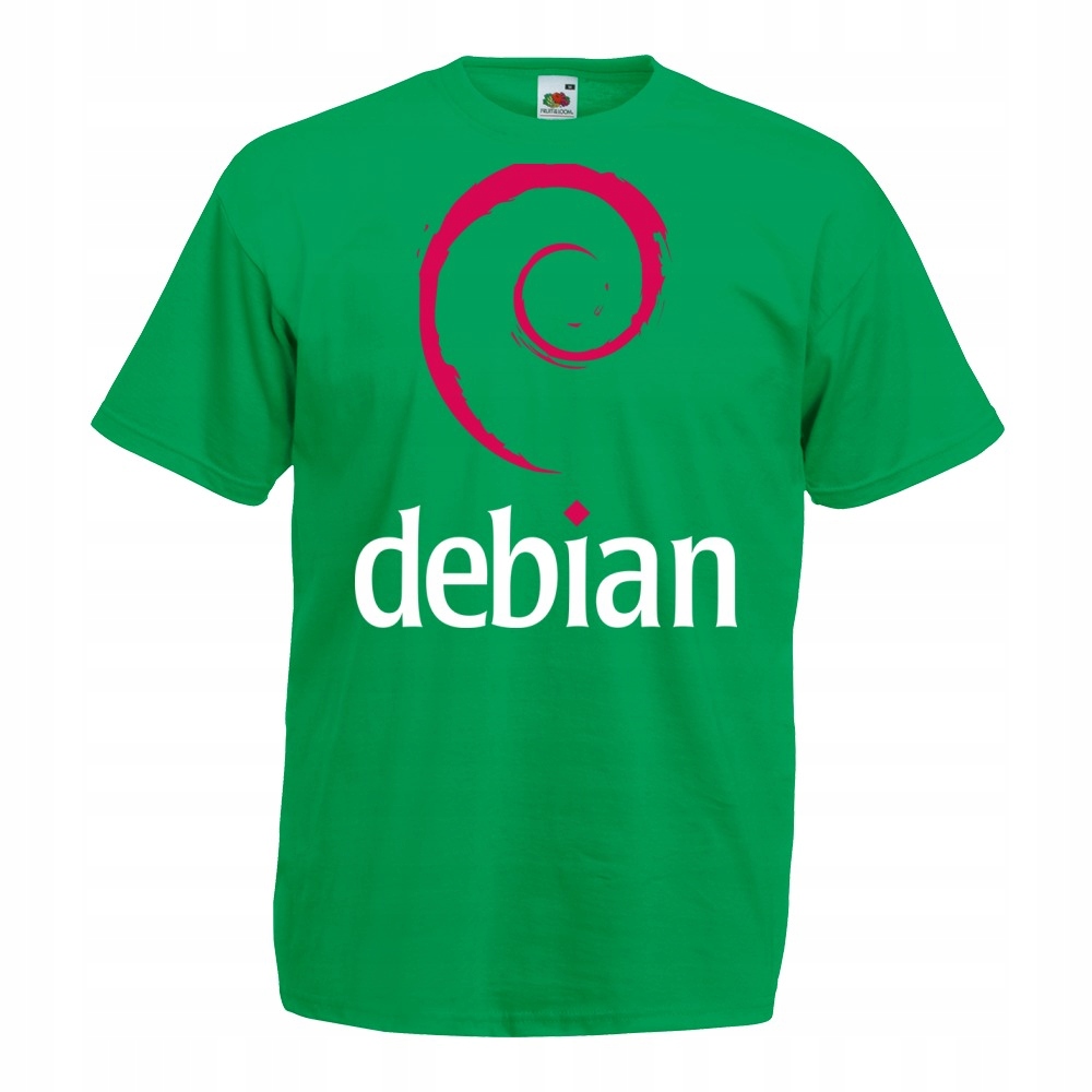 

Koszulka z nadrukiem debian logo It informatyk XL
