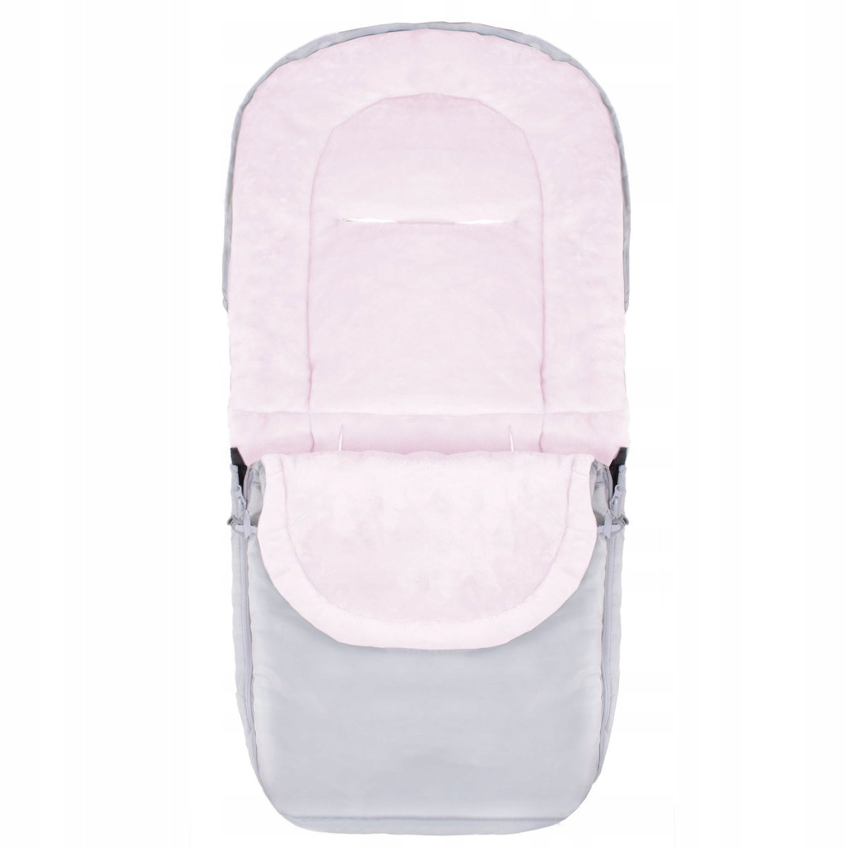 ŠILTAS MIEGMAIŠIS VEŽIMĖLIUI, GONDOLAI, ROGUČĖMS SU KAILIU PREMIUM KLASĖS MIEGMAIŠIS 4 viename 90 cm Papildomos savybės: skylės saugos diržams