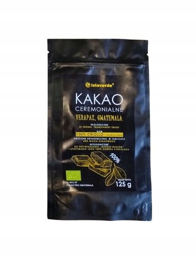 Levně Kakaová obřadní tabulka Bio 125 g Islaverde