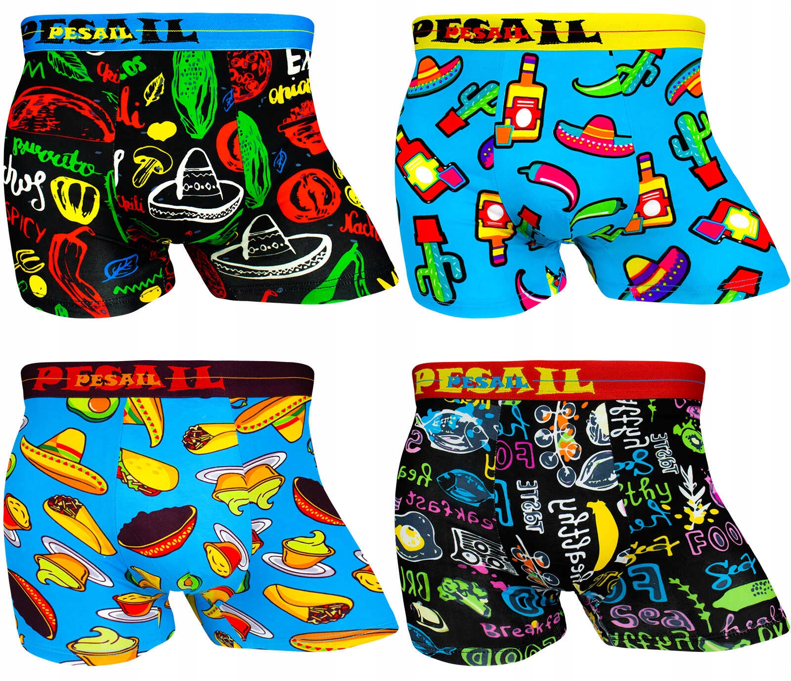 

Bokserki Męskie Majtki Bawełniane 4-pak