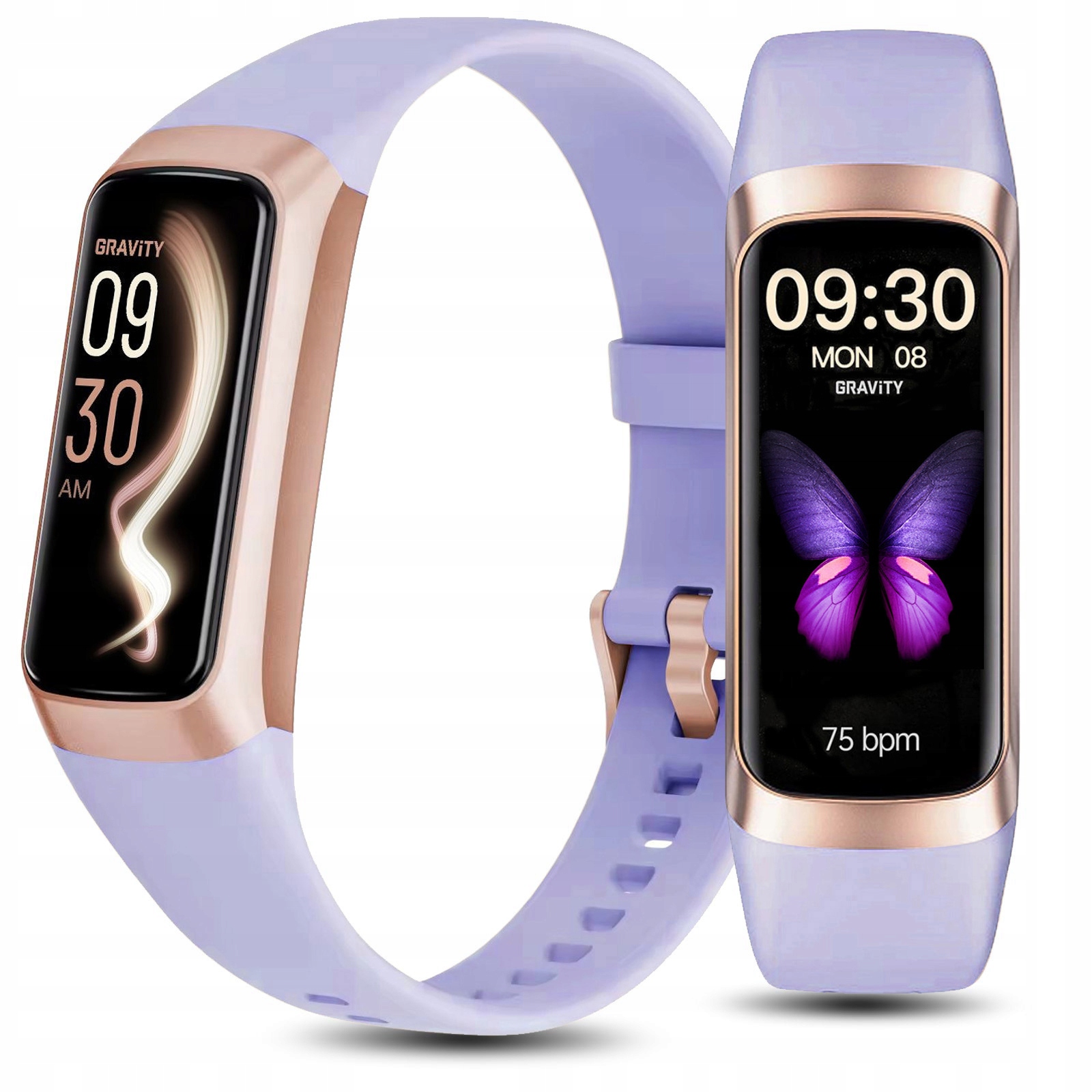 Dámské hodinky Smartband Gravity Amoled Sms Kroky Puls Teploměr