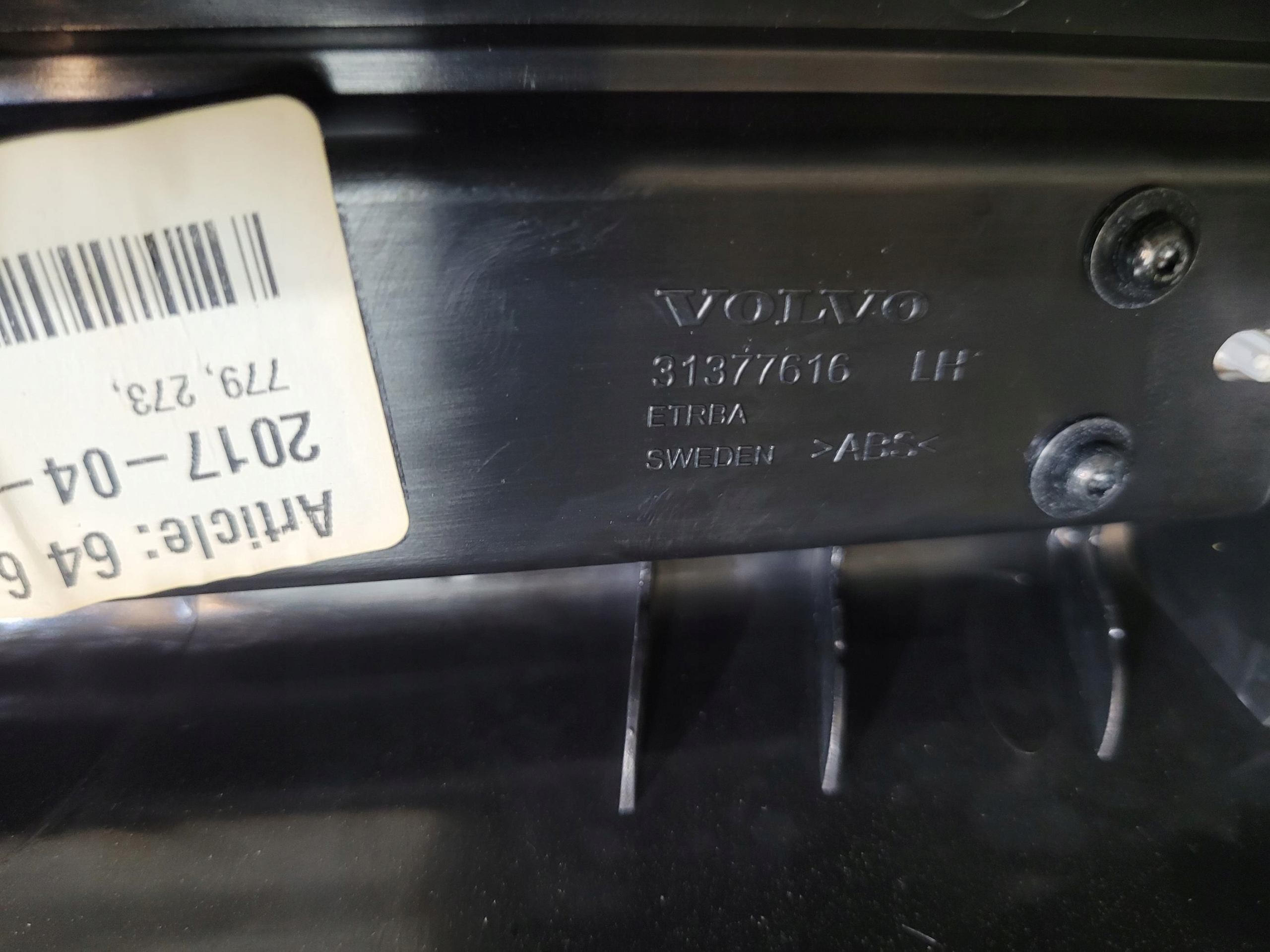 moulding cap threshold LED KOMPLET VOLVO S90 II R-design