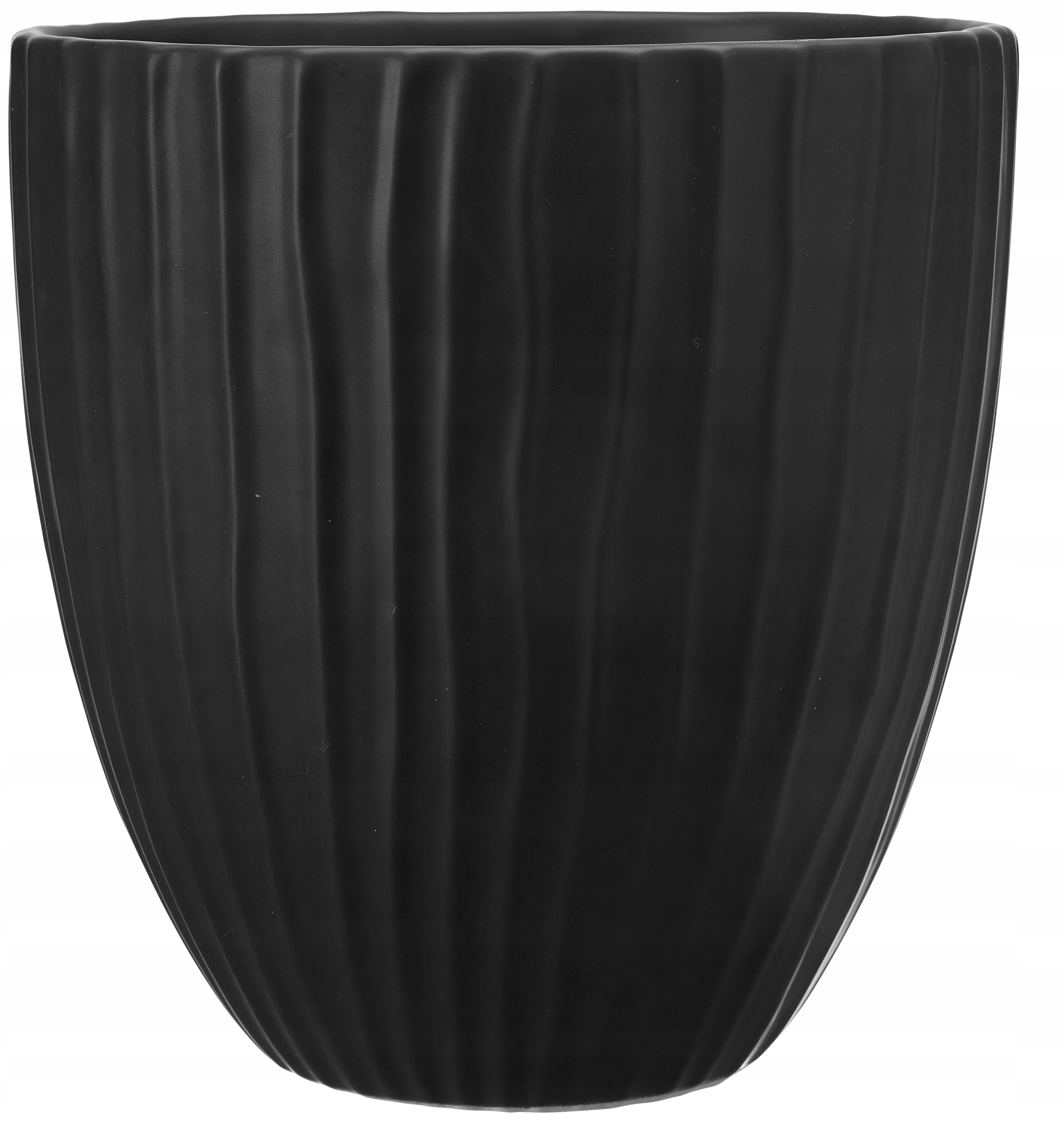 DONICZKA CZARNA 23x22 OZDOBNA OSŁONKA CZARNY MAT