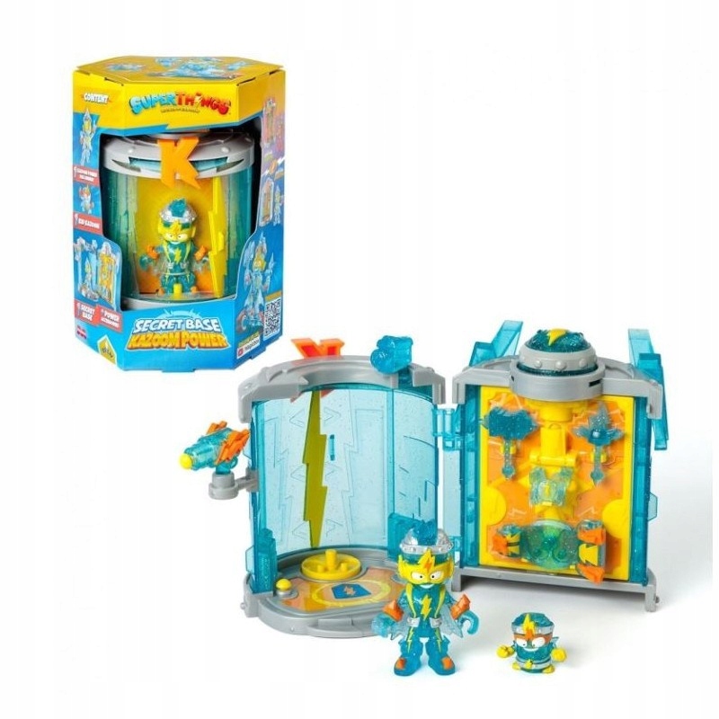 SUPERTHINGS Secret Base Kazoom Power Tajna Baza Kazoom Power Outlet Stan opakowania uszkodzone
