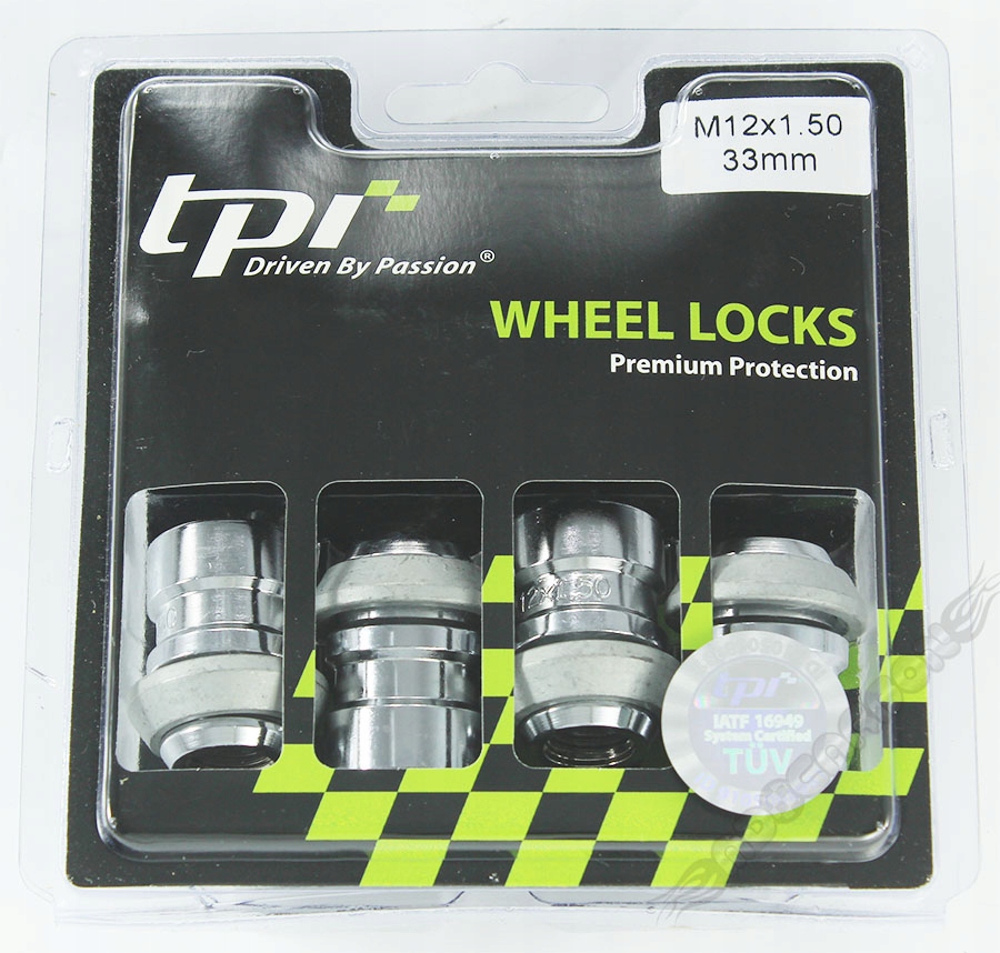 TPI NAKRĘTKI ZABEZPIECZAJĄCE do felg kół 12x1,5 FORD Focus C-Max B-Max Kuga Kod producenta SN0241