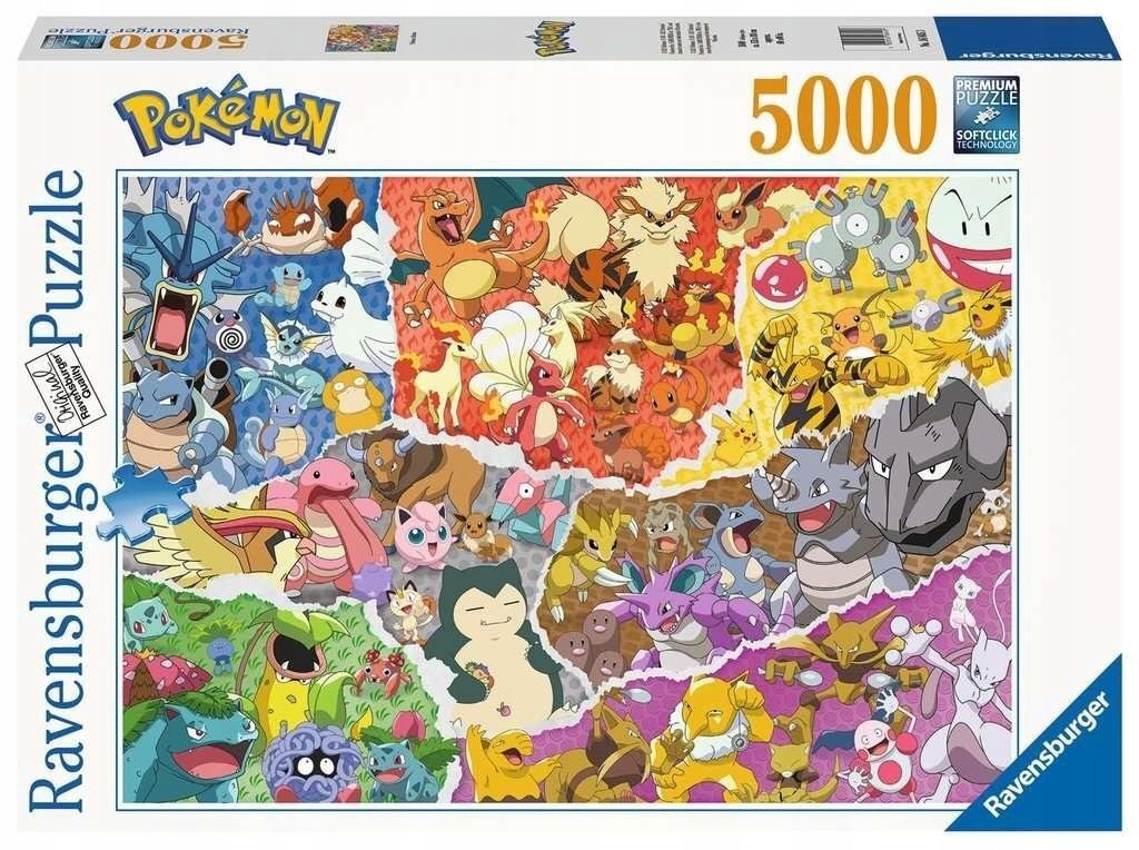 Puzzle 5000 elementów Pokemon Ravensburger