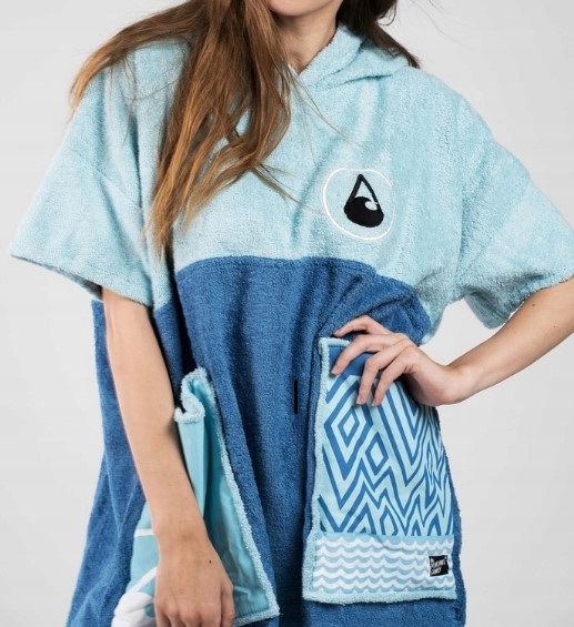 PONCHO BAMBUS BAWEŁNA WAVE HAWAII MAXI Model MAXI