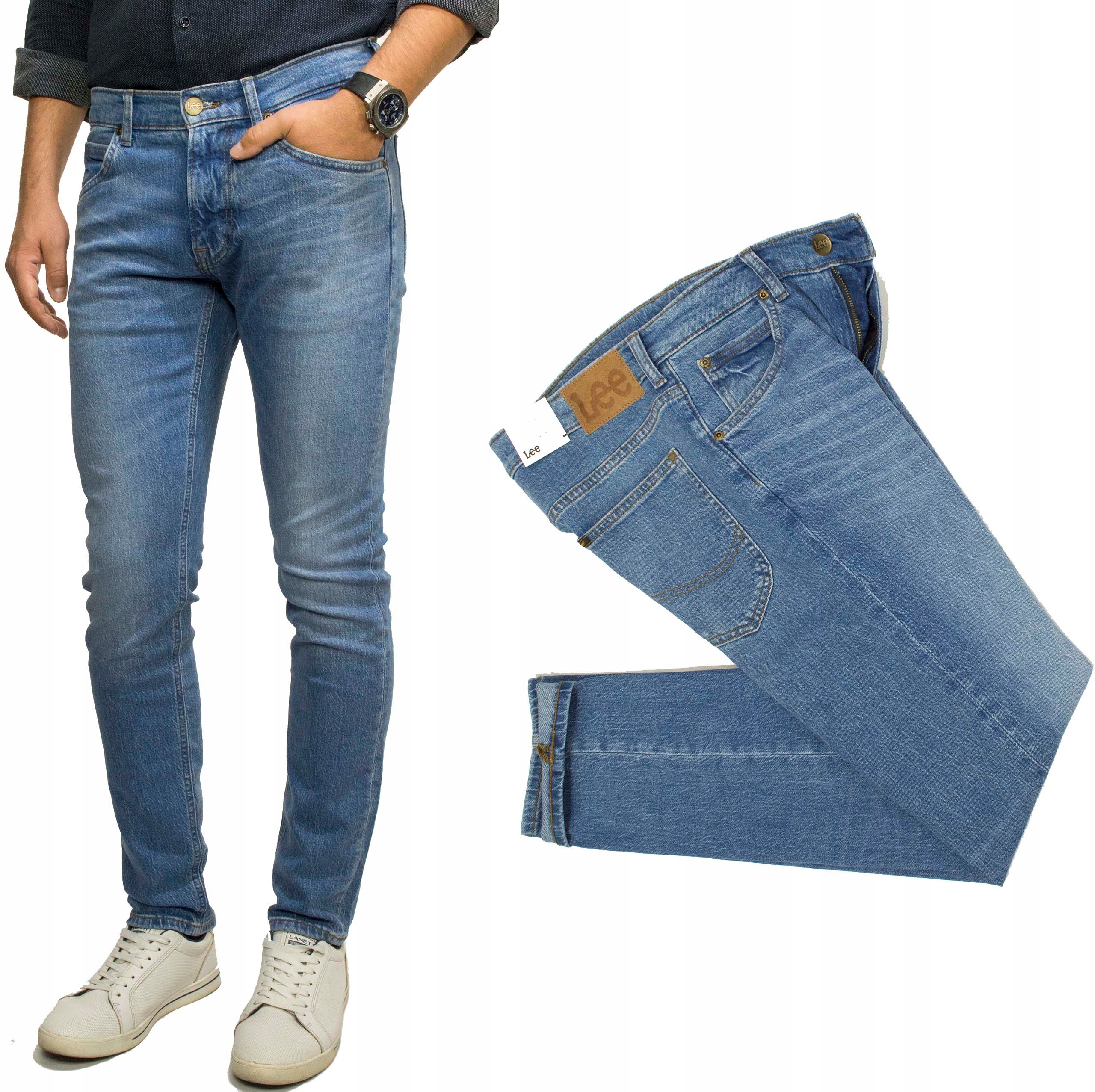 Lee Luke Indigo Vintage pánské džíny Slim W33 L32