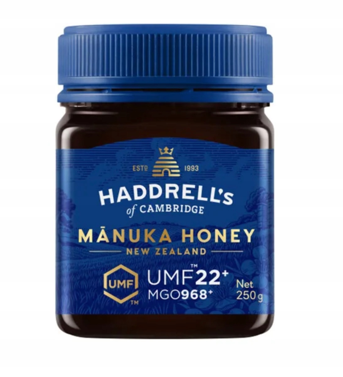 Haddrell's Miód Manuka UMF22+ MGO968+ 250 g