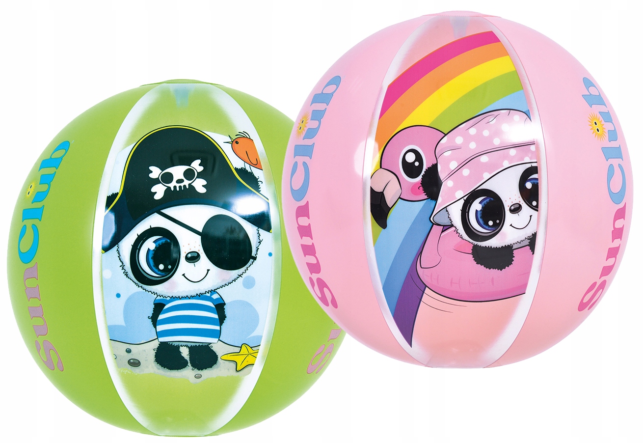 Piłka Dmuchana Plażowa Panda 40 CM Na Plaże Basen