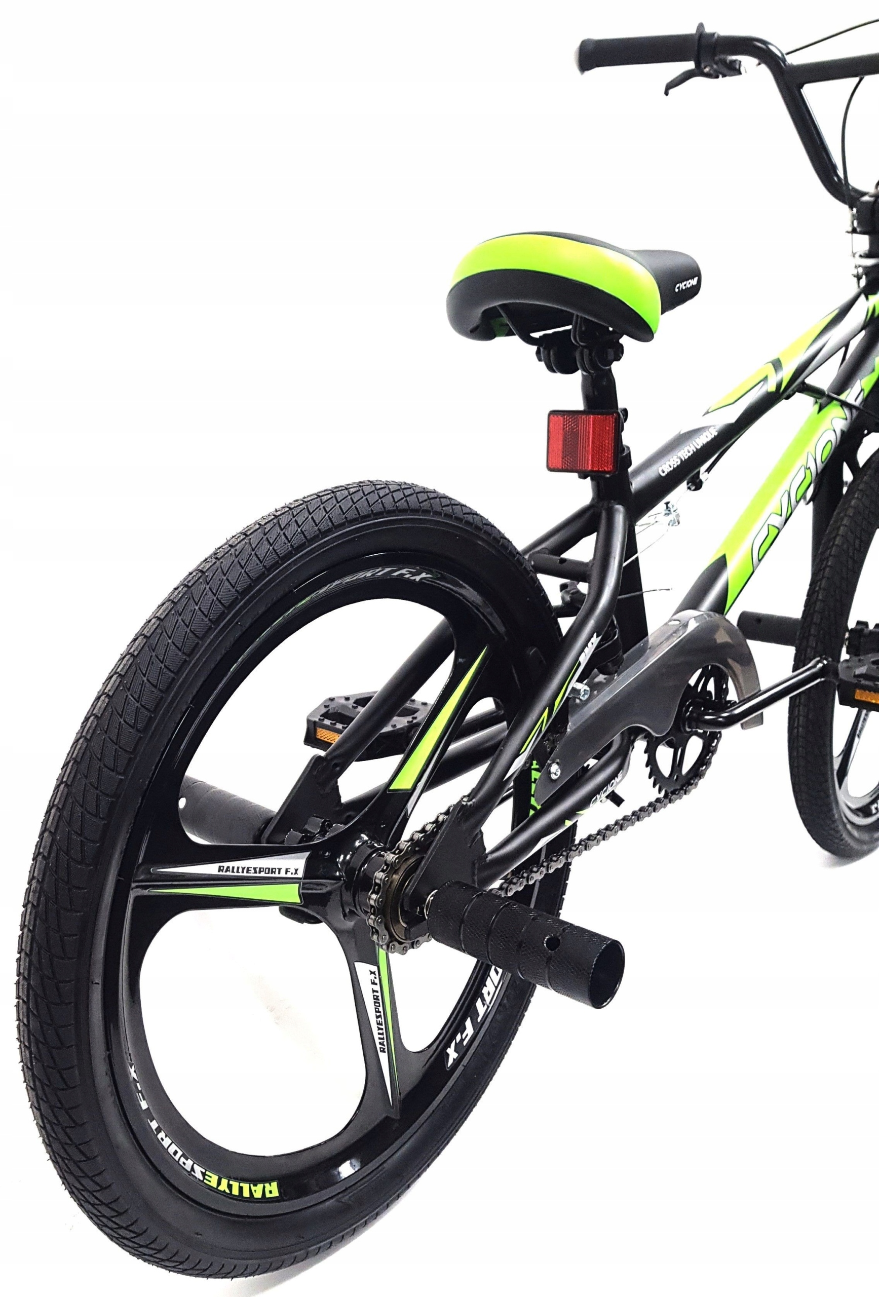 Rower BMX Uniwersalny 20 Wyczynowy Stalowy Pegi Rotor 360 Dzwonek Odblaski Materiał ramy stal