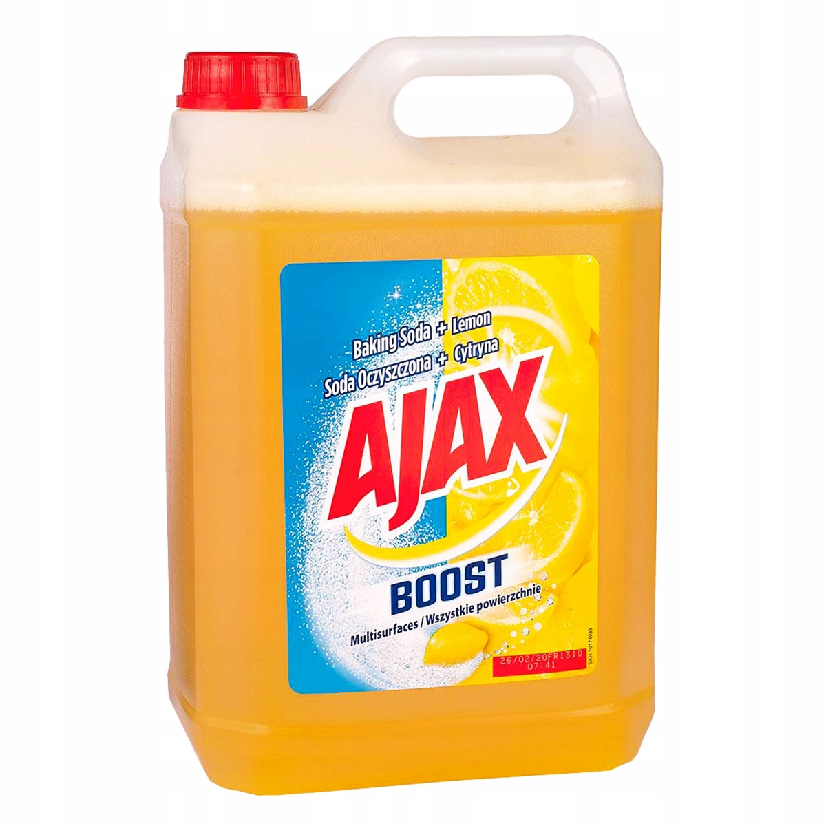 Levně Ajax Boost Univerzální mycí prostředek Čištěná soda Citron 5 l