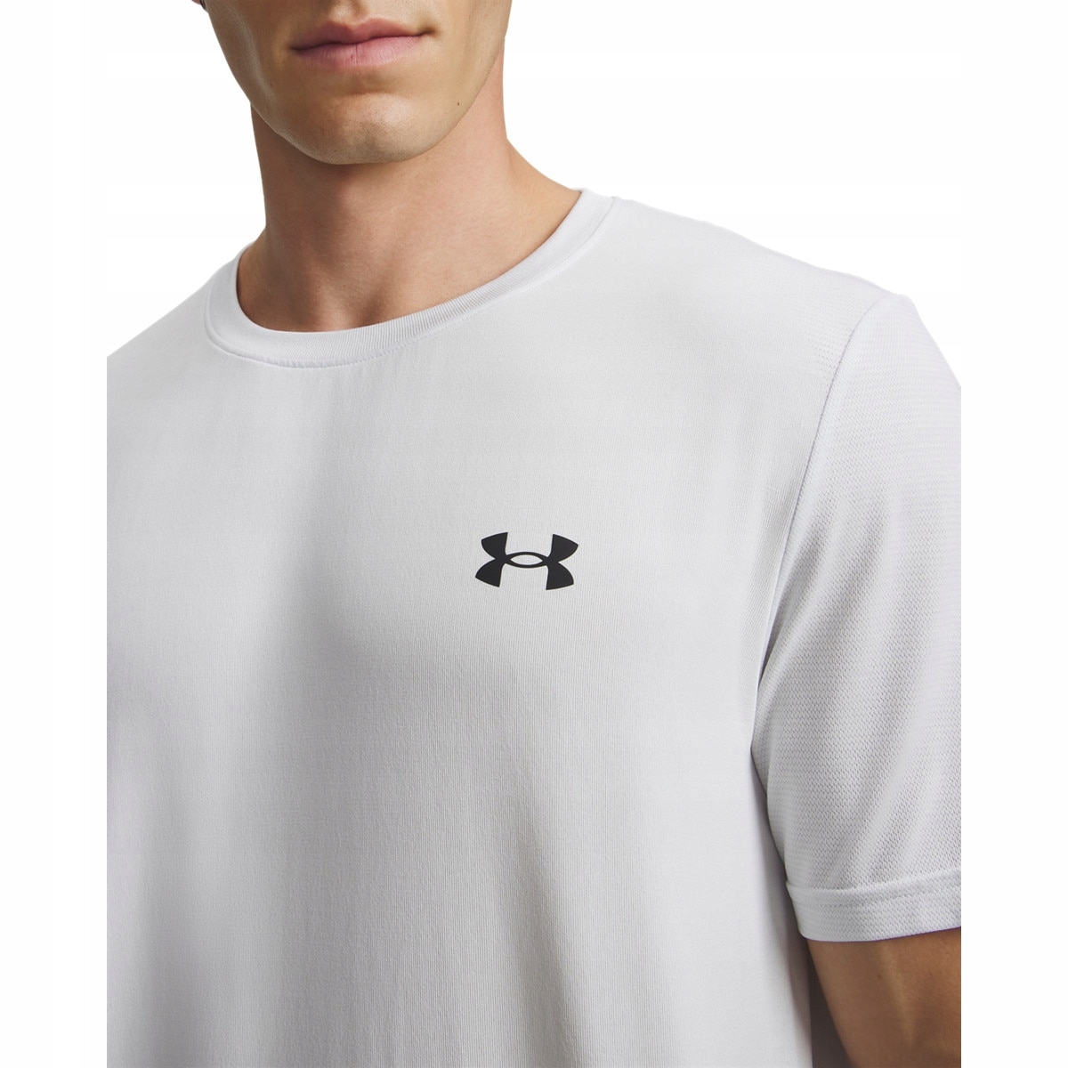 Pánské tréninkové tričko Under Armour Vanish Elite Seamless Ss Bílé S