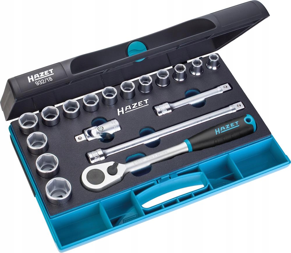 Sada nastrcne klice 1/2" 932/18 18ks. Hazet