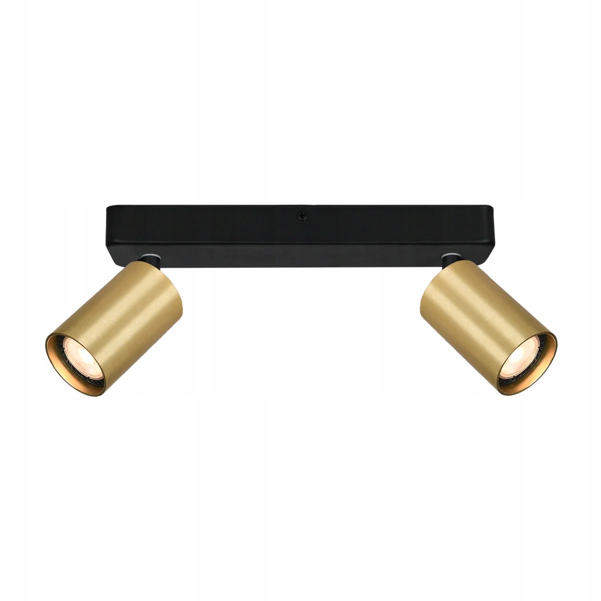 Italux Stropní Svítidlo Nesto 2xGU10 mosazně-černá 10W Reflektory
