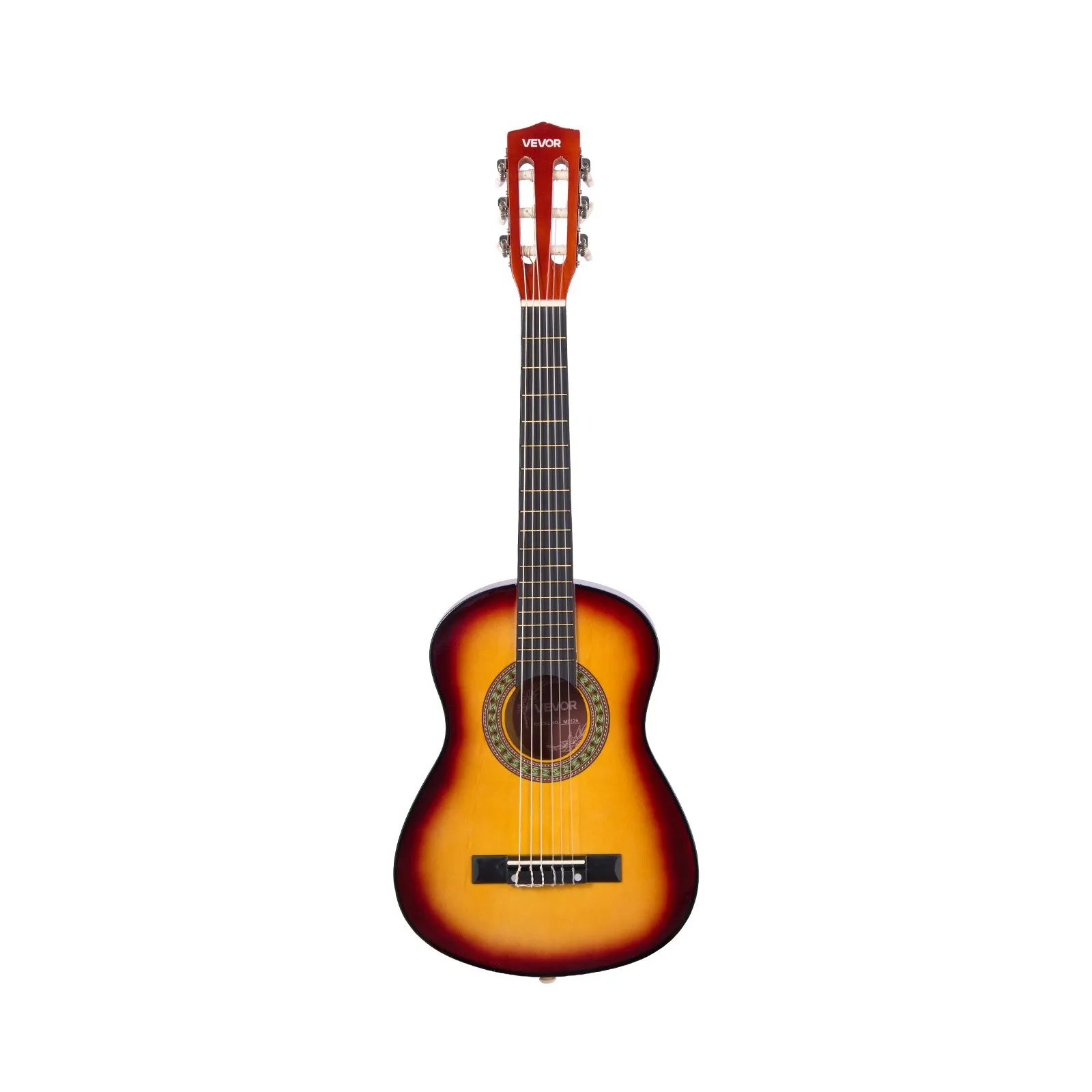Kytara klasická sada pro výuku hry pro děti mládež 780 mm sunburst premium