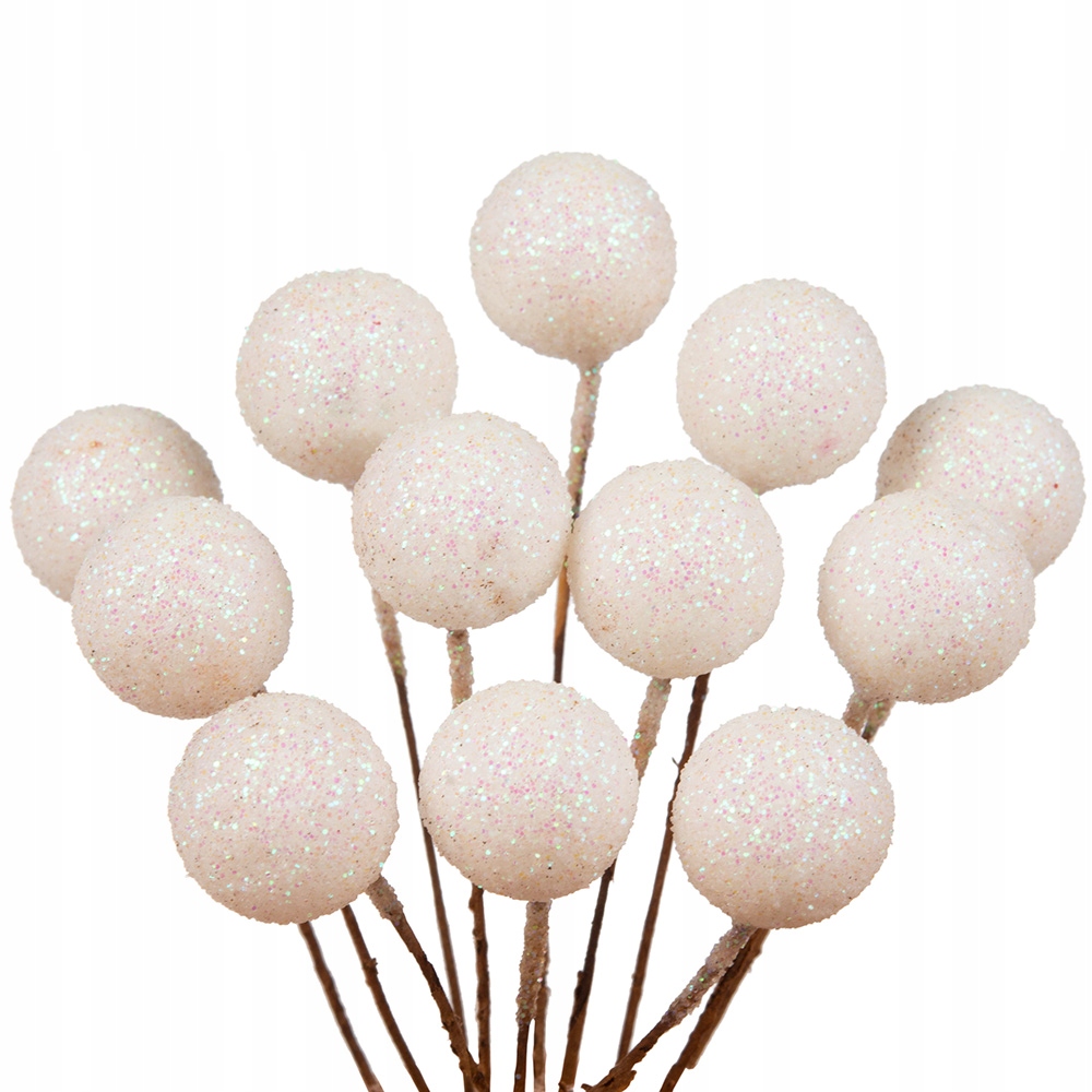 

Kulki Jarzębina Na Drucikach Na Stroik 12szt