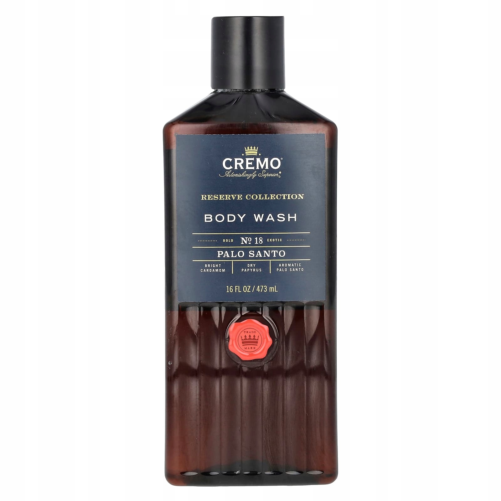 Cremo, Reserve Collection, Gel na mytí těla, Palo Santo, 473 ml