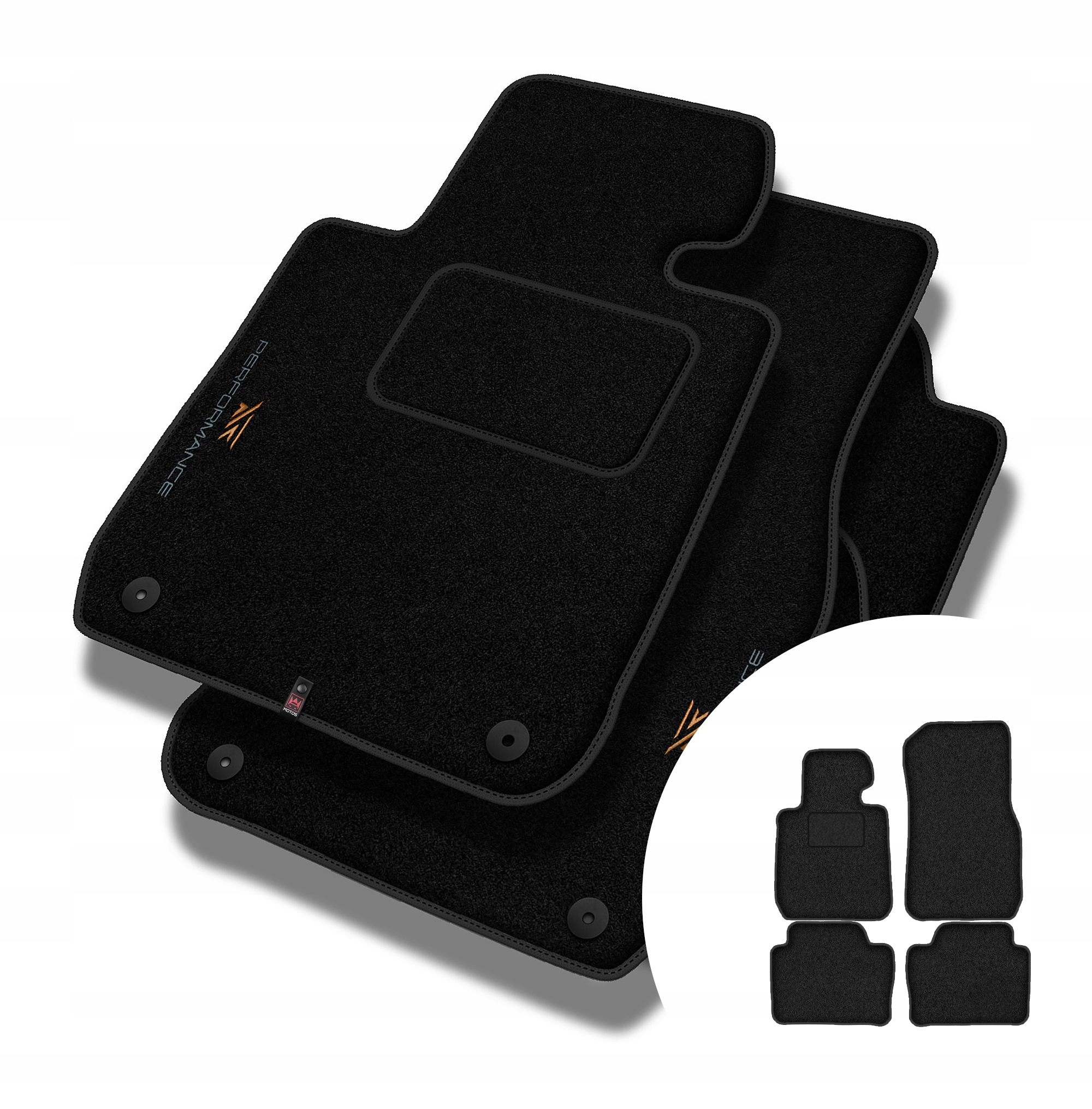 Velurové koberce Performance pro Bmw řady 4 F32 2013-2020