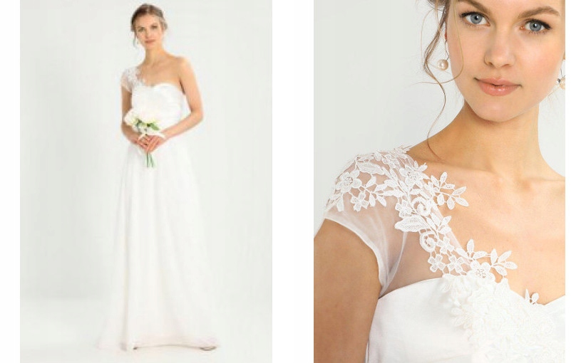 Yas Svatební Šaty Krajka Bílá Šm 38