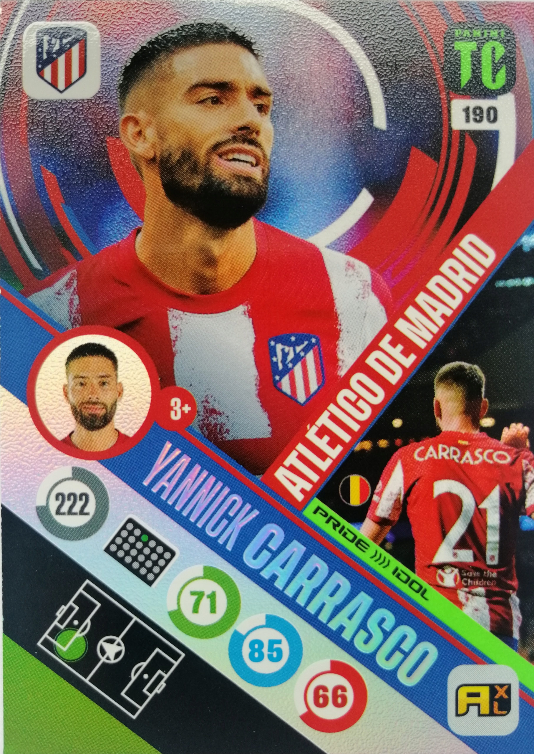 Panini Top Class Pride Idol 190 Carrasco