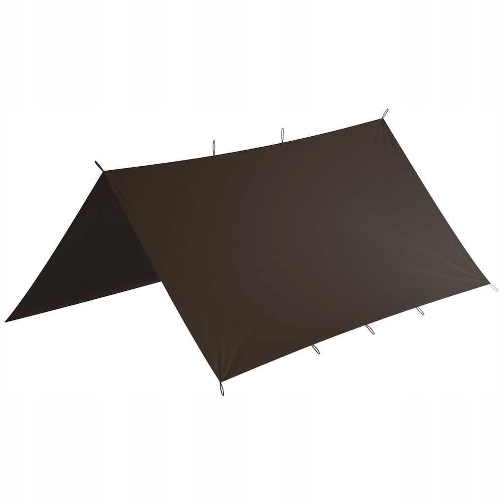 Płachta biwakowa turystyczna Helikon-Tex Supertarp Earth Brown 3 x 2,95 m
