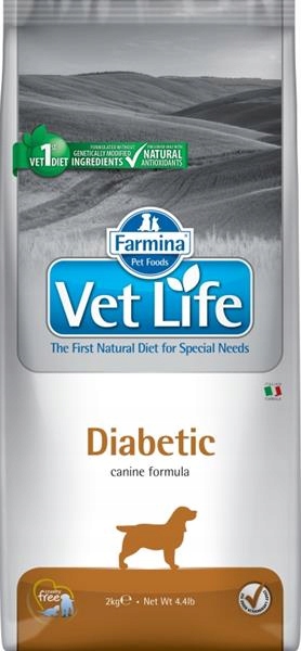 Levně Vet Life Natural Dog Diabetic 2kg