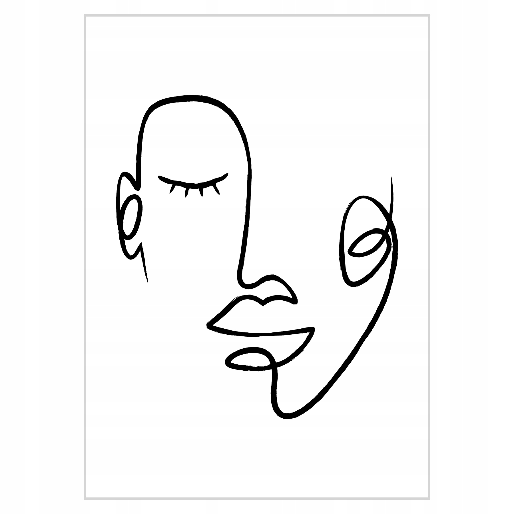 

Plakat 50x70 Pablo Picasso Line Art
