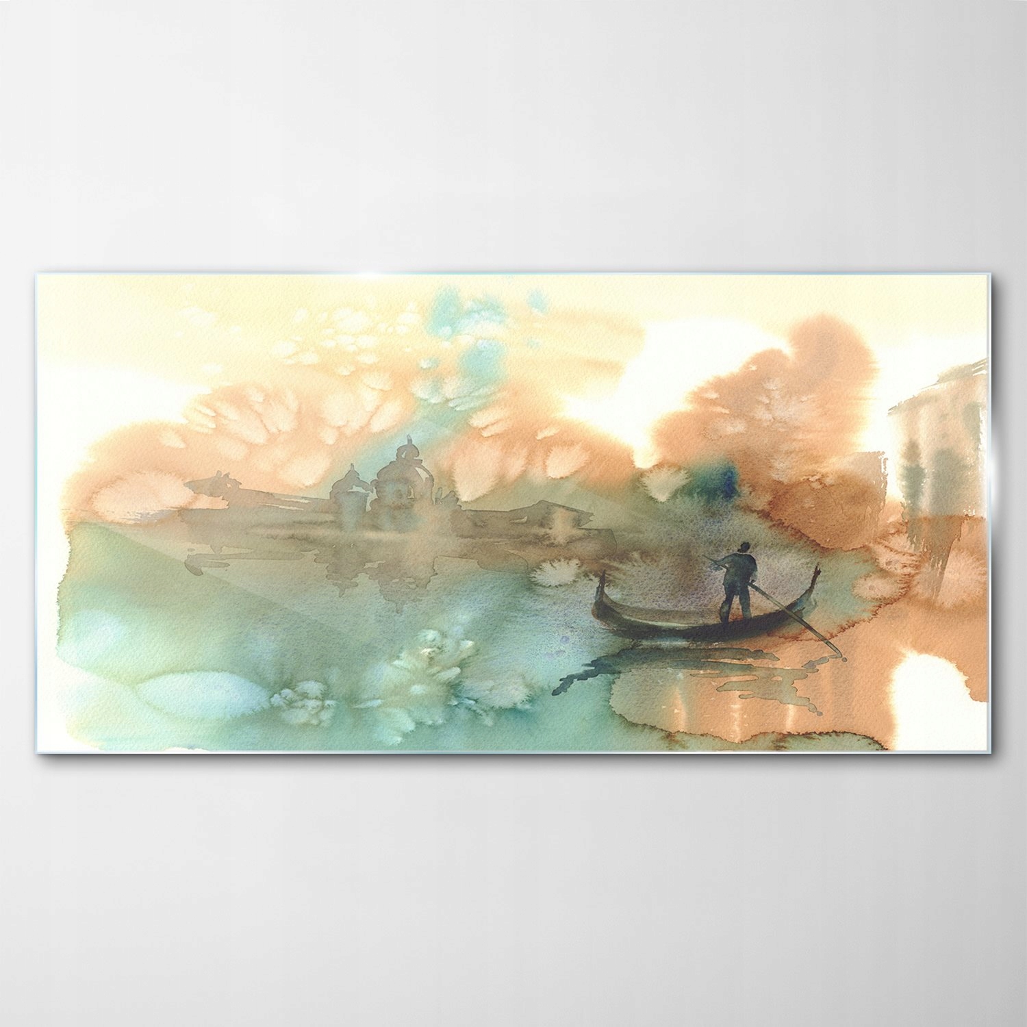 

Obraz Szklany Dekor Abstrakcja Łódka Rybak 120x60