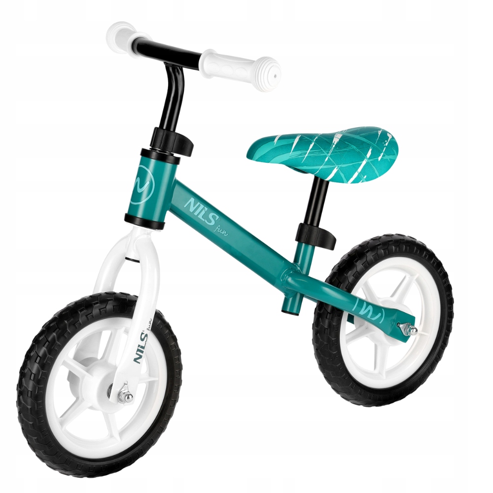 Rowerek Biegowy Rower Dla Dziecka Koła Eva 10" Regulowany Zielony Lekki
