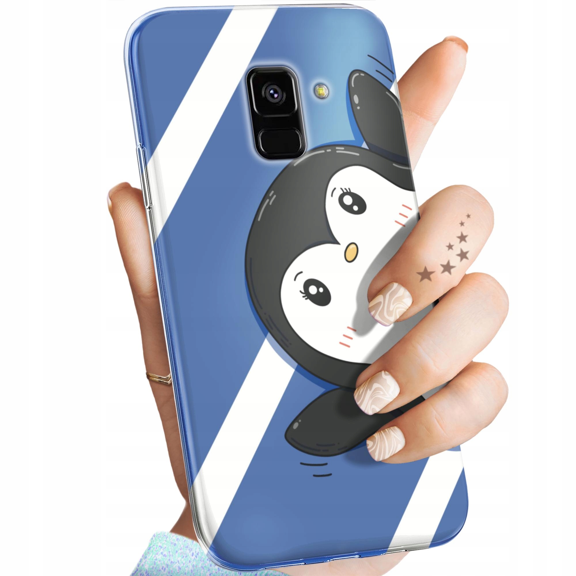 Etui Do Samsung Galaxy A5/A8 2018 Pingwinek Pingwin Happy Feet Case
