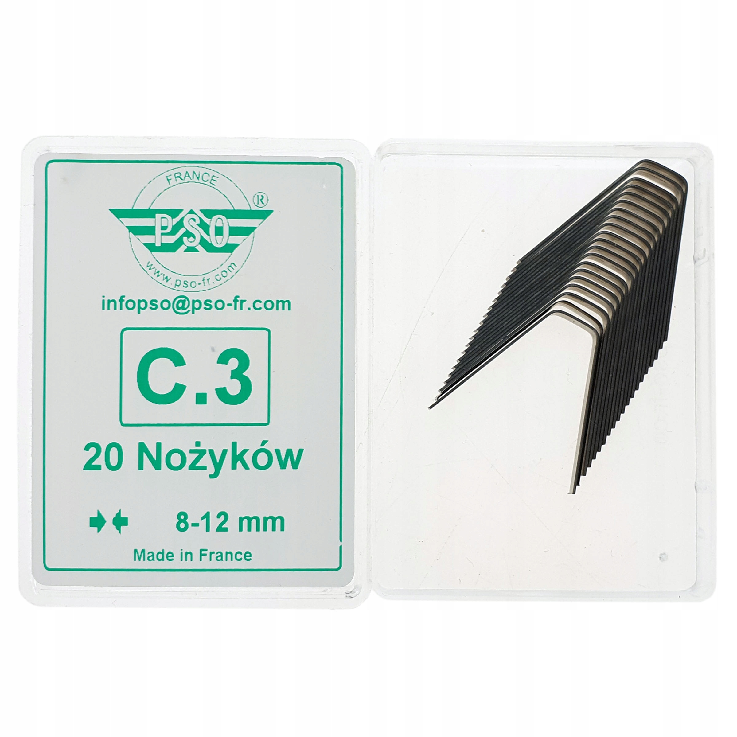 

Nożyki C3 8-12mm do Nacinarki Bieżnika Pso PS-15