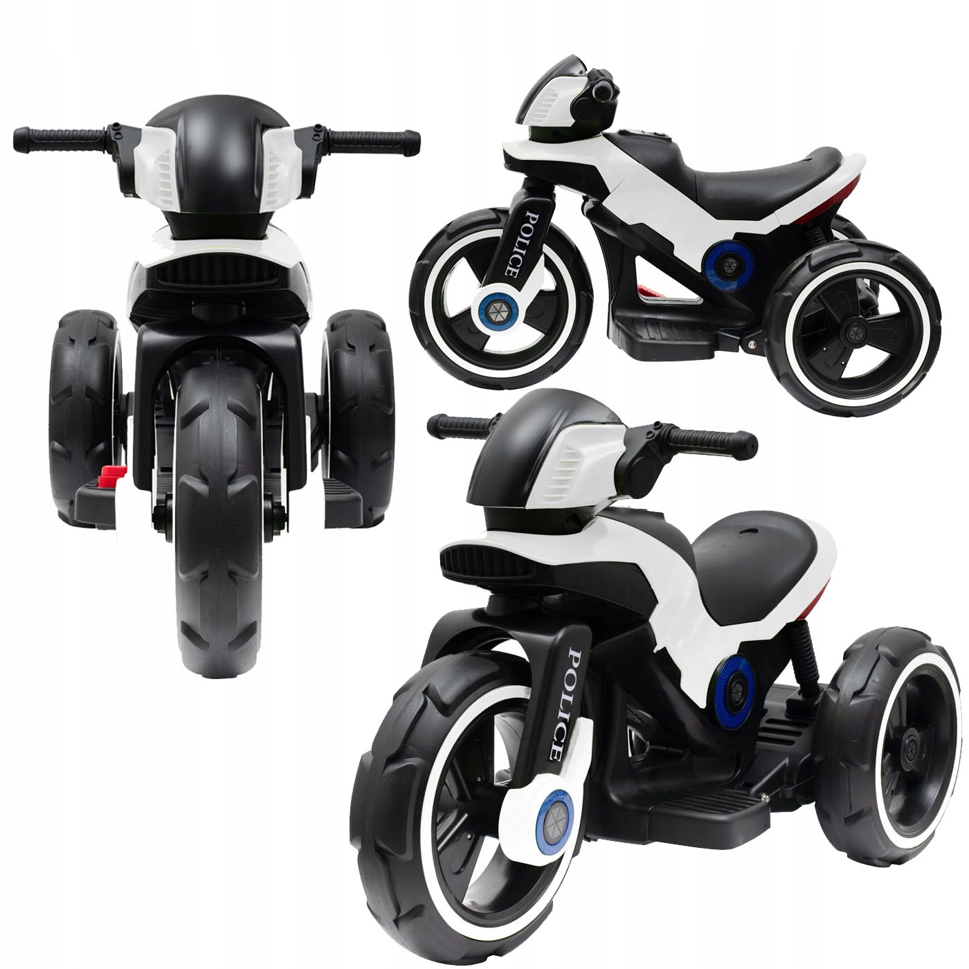 Babymix Police motocykl motor policja Baby Mix Policja biały