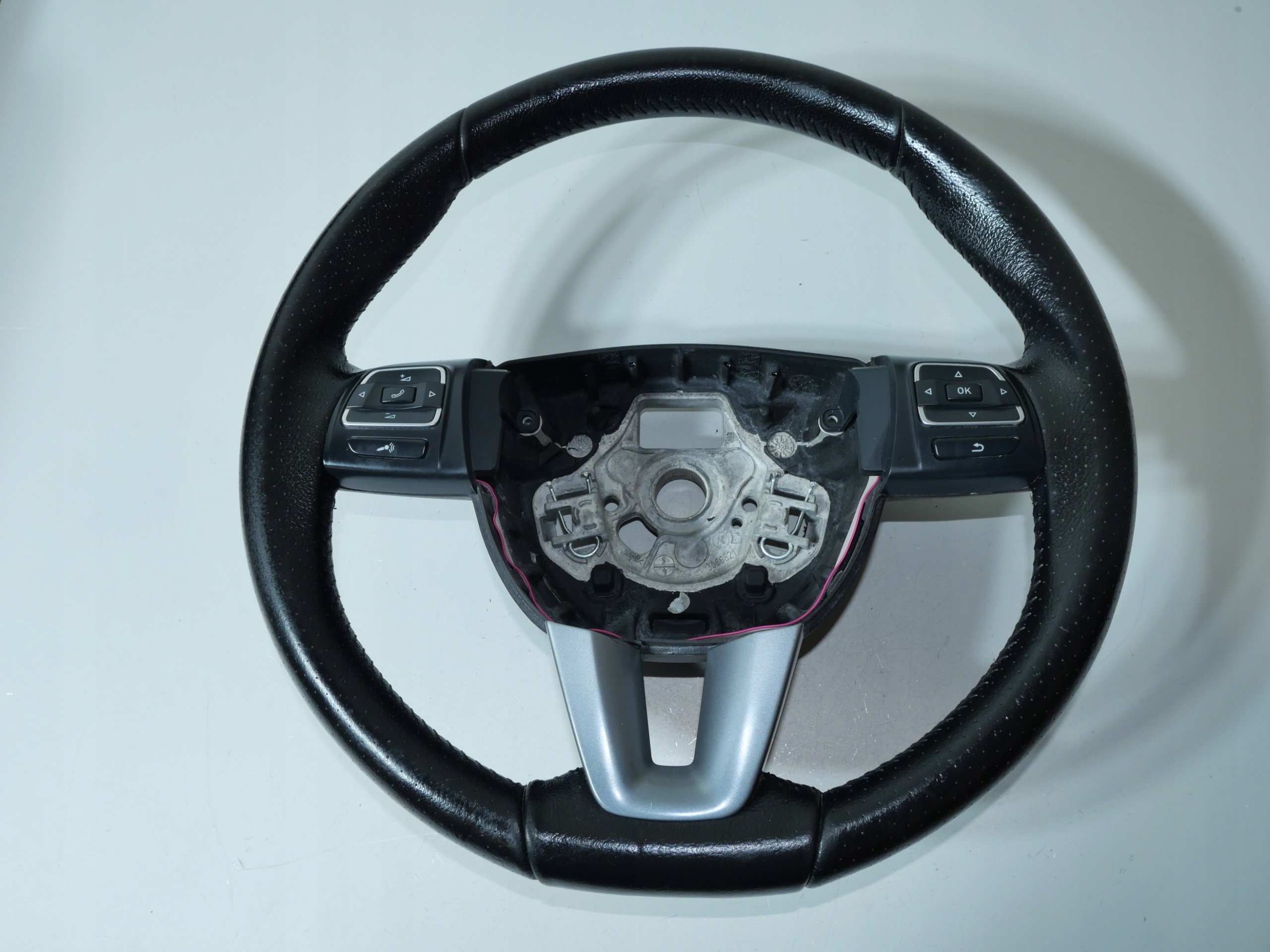 steering wheel, leather VW SEAT ALHAMBRA with shifting 7N5419091A