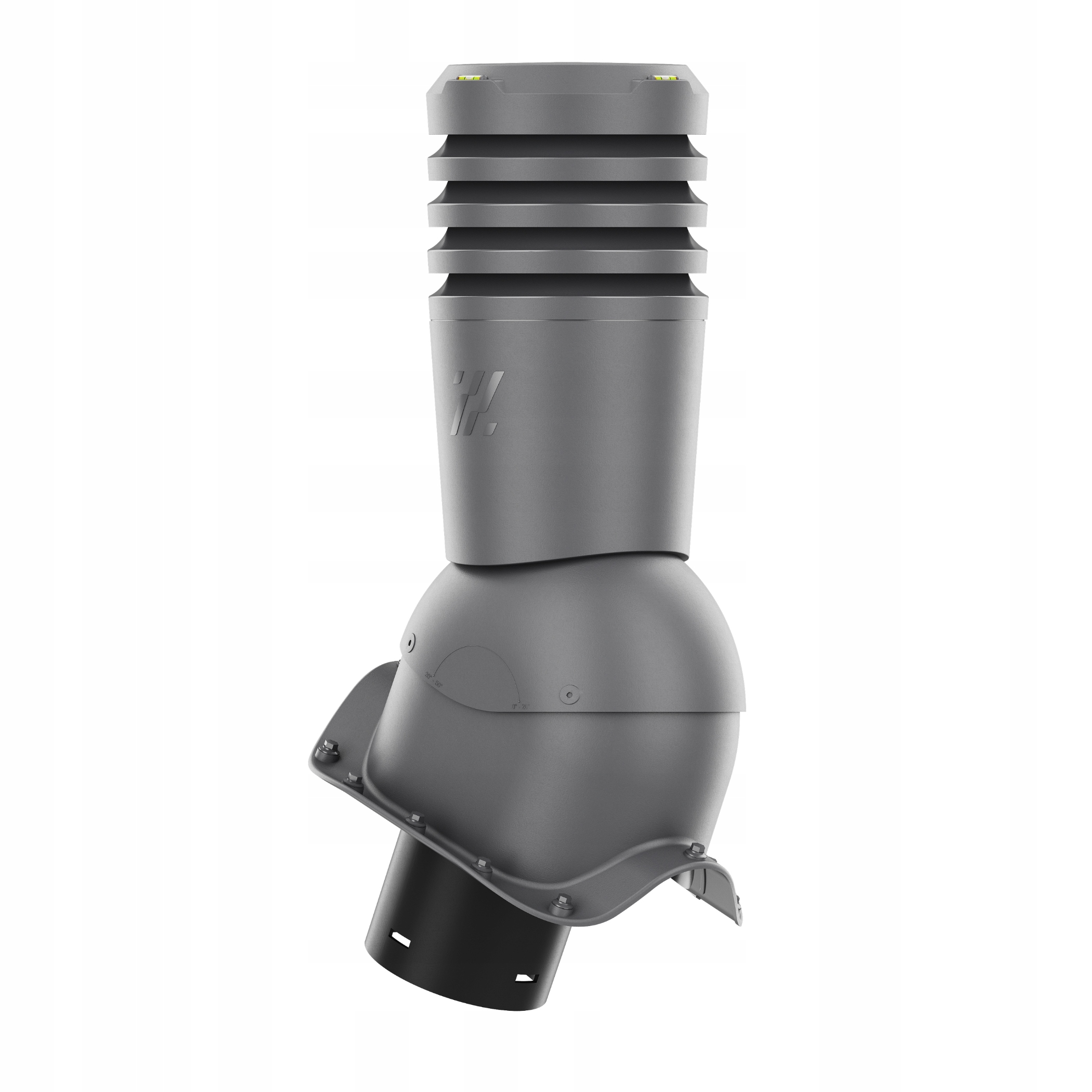 Větrací komín Ecoline 125 mm pro vlnitou lepenku Grafit 7024